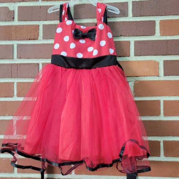 Other - Adorable Black and Red Polka Dot Dress - Girls 2-3T